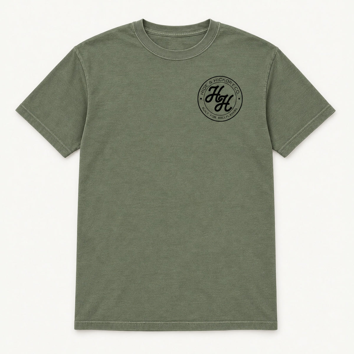 Hide & Hickory Ballplayers Tee - Moss
